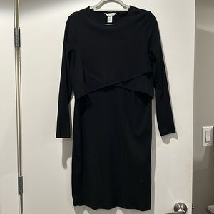 H&M Mama Ribbed Nursing Dress- worn once